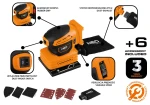 NEO TOOLS 04-623 Szlifierka oscylacyjna 18 V, 3w1, Energy+, bez akumulatora