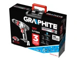 Wiertarko-wkrętarka aku Energy+ 18V, Li-Ion, zdejmowany uchwyt, 2x 2Ah, walizka, Graphite 58G022-SET2