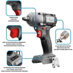 Klucz udarowy bezszczotkowy Energy+ 18V, 450Nm, 1/2", bez akumulatora, Graphite 58G038