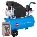 AIRPRESS Kompresor HL 150-24 8 bar 1.5 KM 120 l/min 24 l + zestaw akcesoriów pneumatycznych