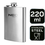 Piersiówka ze stali nierdzewnej 220 ml Neo 63-174
