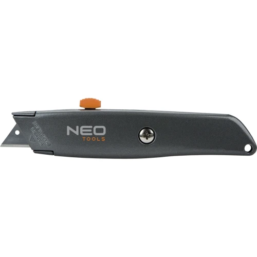 Nóż z ostrzem trapezowym, metalowy korpus Neo 63-702