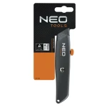 Nóż z ostrzem trapezowym, metalowy korpus Neo 63-702