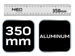Kątownik budowlany aluminiowy 350 x 190 mm Neo 72-146