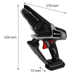 Mini piła łańcuchowa akumulatorowa Energy+ 18V Li-lon, bez akumulatora, Graphite 58GE116