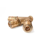 Trójnik z gwintem wewnętrznym 3/8" z 3 szybkozłączami DN7,2 Standard