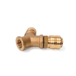Dwójnik z gwintem wewnętrznym 3/8" z 2 szybkozłączami DN7,2 Standard