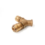 Dwójnik z gwintem wewnętrznym 3/8" z 2 szybkozłączami DN7,2 Standard