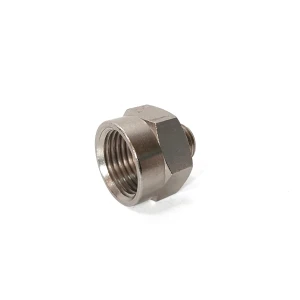 Redukcja 1/2" gwint wewnętrzny - 1/4" gwint zewnętrzny mosiądz niklowany