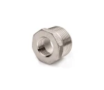 Redukcja 1/2" gwint zewnętrzny - 1/4" gwint wewnętrzny mosiądz niklowany