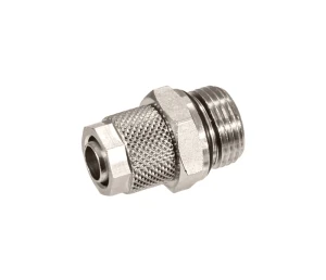 Złączka skręcana prosta z gwintem zewnętrznym 3/8" na wąż PU, PE, PA 12/10