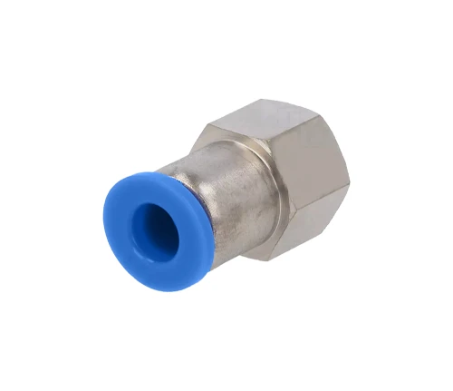 Złączka wtykowa prosta na wąż 8 mm z gwintem wewnętrznym 1/4"