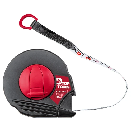 TOP TOOLS 28C511 Taśma miernicza włókno szklane 10 m