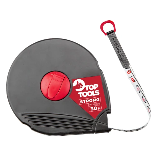 TOP TOOLS 28C513 Taśma miernicza włókno szklane 30 m