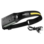 Latarka czołowa akumulatorowa LED belt 2 w 1 Neo 99-097