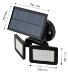 Lampa solarna ścienna SMD LED 450 lm Neo 99-092