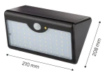 Lampa solarna ścienna SMD LED 900 lm + pilot Neo 99-091