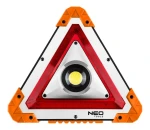 Lampa bateryjna 2w1 COB LED 900 lm z trójkątem ostrzegawczym NEO 99-076