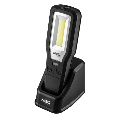 Lampa warsztatowa 550 lm COB LED + baza + ładowarka Neo 99-071