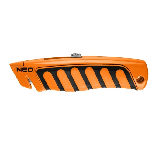 Nóż z ostrzem trapezowym, metalowy korpus Neo 63-707
