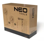 NEO TOOLS 90-015 Wentylator stojący 50 W średnica 40 cm 3 prędkości oscylacja kolor biały