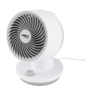 NEO TOOLS 90-016 Wentylator biurkowy 45 W 3 prędkości oscylacja kolor biało-szary