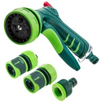 Zestaw z pistoletem zraszającym, złączkami, przyłączem do kranu 1/2", VERTO 15G713