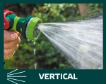 Zestaw z pistoletem zraszającym, złączkami, przyłączem do kranu 1/2", VERTO 15G712