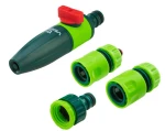 Zestaw ze zraszaczem prostym, złączkami, przyłączem do kranu 1/2", VERTO 15G711