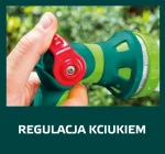 Zraszacz pistoletowy 8-funkcyjny z płynna regulacją strumienia, VERTO 15G704