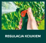 Zraszacz pistoletowy regulowany z płynna regulacją strumienia, VERTO 15G703