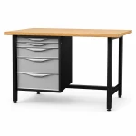 JOTKEL 22752 Biurko lekki stół warsztatowy 1500 x 900 x 740 mm z blatem lakierowanym o gr. 30 mm, seria HSS10