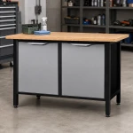 JOTKEL 22755 Biurko lekki stół warsztatowy 1500 x 900 x 740 mm z blatem lakierowanym o gr. 30 mm, seria HSS10