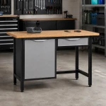 JOTKEL 22757 Biurko lekki stół warsztatowy 1500 x 900 x 740 mm z blatem lakierowanym o gr. 30 mm, seria HSS10