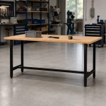 JOTKEL 22701 Biurko lekki stół warsztatowy 2100 x 900 x 740 mm z blatem lakierowanym o gr. 30 mm, seria HSS11