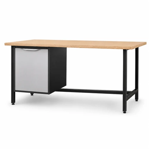 JOTKEL 22702 Biurko lekki stół warsztatowy 2100 x 900 x 740 mm z blatem lakierowanym o gr. 30 mm, seria HSS11