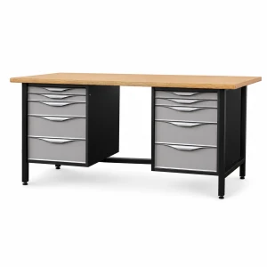 JOTKEL 22704 Biurko lekki stół warsztatowy 2100 x 900 x 740 mm z blatem lakierowanym o gr. 30 mm, seria HSS11