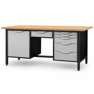 JOTKEL 22713 Biurko lekki stół warsztatowy 2100 x 900 x 740 mm z blatem lakierowanym o gr. 30 mm, seria HSS11