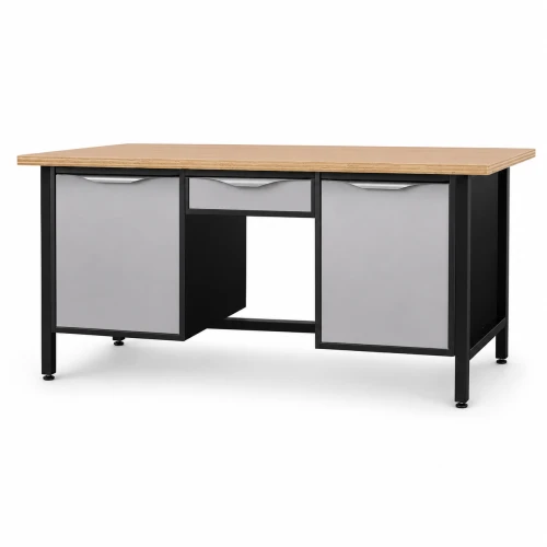JOTKEL 22715 Biurko lekki stół warsztatowy 2100 x 900 x 740 mm z blatem lakierowanym o gr. 30 mm, seria HSS11