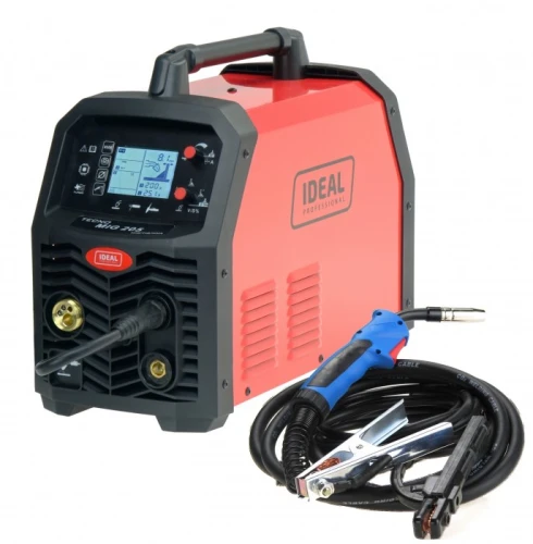 Półautomat spawalniczy TECNO MIG 205 LCD MIG/TIG/MMA SYNERGIC 4x4 IDEAL
