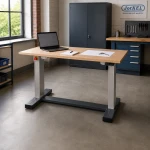 Stół warsztatowy 1500 x 740 mm z elektryczną regulacją wysokości w zakresie 745 - 1245 mm seria HSS12 JOTKEL 22601