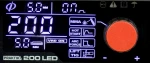 Spawarka inwertorowa elektrodowa MMA 200 A PRAKTIK 200 LED SYNERGY w walizce, IDEAL