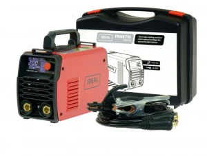 Spawarka inwertorowa elektrodowa MMA 200 A PRAKTIK 200 LED SYNERGY w walizce, IDEAL