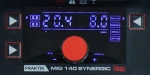 Półautomat spawalniczy MIG / TIG / MMA, PRAKTIK MIG 140 SYNERGIC LED, IDEAL