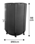 Składany pojemnik na deszczówkę, 500 L, PVC NEO TOOLS 15-952