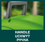 Wąż ogrodowy z automatycznym zwijaczem 1/2", 20 m +2m VERTO 15G891