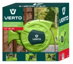 Wąż ogrodowy z automatycznym zwijaczem 1/2", 20 m +2m VERTO 15G891