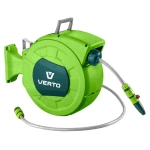 Wąż ogrodowy z automatycznym zwijaczem 1/2", 20 m +2m VERTO 15G891