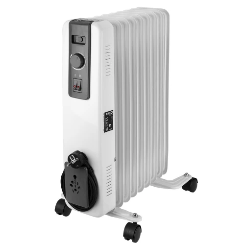 Grzejnik olejowy 2000 W 9 żeber z termostatem NEO TOOLS 90-152