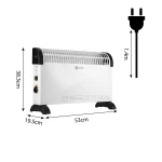 Grzejnik konwektorowy 2000 W z termostatem NEO TOOLS 90-154 standard